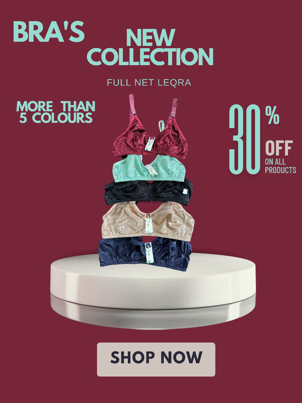 Pack Of 2 New Net Bra For Summer